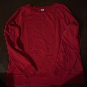 Size: L red sweatshirt